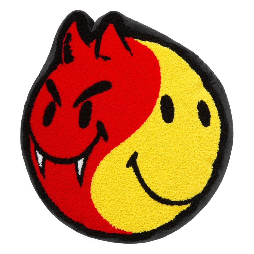 New Market Studios Smiley Yin Yang Hood vs. Evil Decorative Pillow